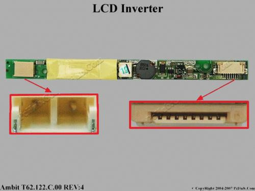 Inverter Notebook Travelmate 512dx Pn:t62.121.c.00