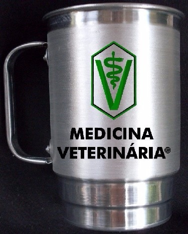 70 Un. Canecas De Aluminio 400 Ml Personalizadas