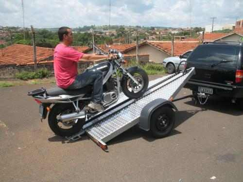 Carreta Basculante Para Transp De Moto Bravo Chassi 07