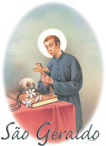 Imagem 2 de 2 de Canecas Religiosas São Geraldo Com Oração