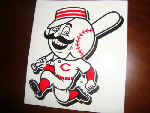 Adesivo Oficial Baseball Do Cincinnati Reds - Beisebol