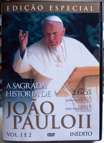 Dvd A Sagrada História De João Paulo Ii Vol.1 E 2- Impecável