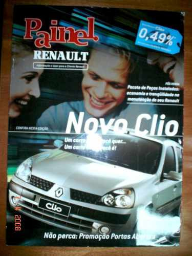 Revista Painel Renault Clio Carro Auto Scenic Laguna Folder