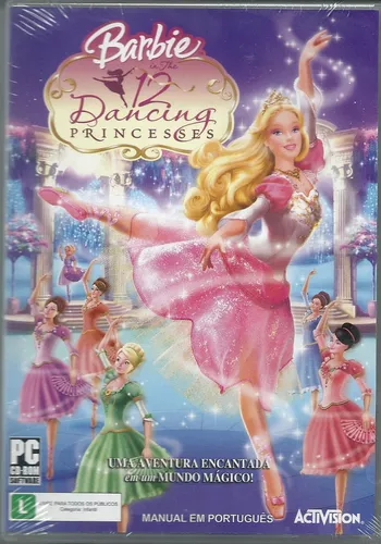 Jogo Barbie 12 Princesas Bailarinas Playstation 2