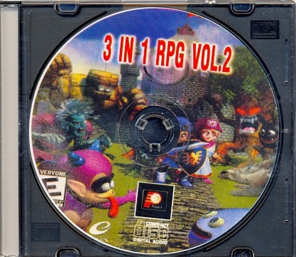 Game Ps1 3 In 1 Rpg Volume 2 Cd Prata Sem Manual (Usado)