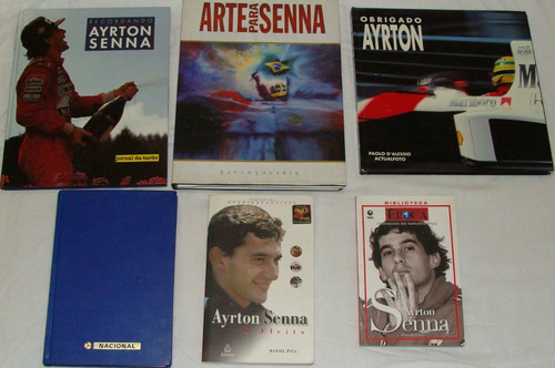 Ayrton Senna - Livros E Revistas - Coleção Única 10 Peças