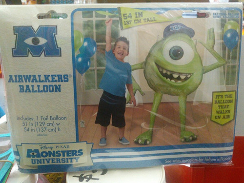 Globo Monsteruniversity  Mike Wazowski 1.40 Cm X 1.30gigante