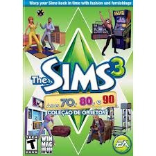 Jogo Lacrado Novo The Sims 3 Anos 70, 80 E 90 Para Pc E Mac