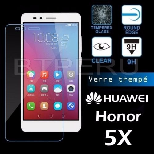 Mica Lamina De Pantalla Vidrio Templado Huawei Honor 5x Gr5
