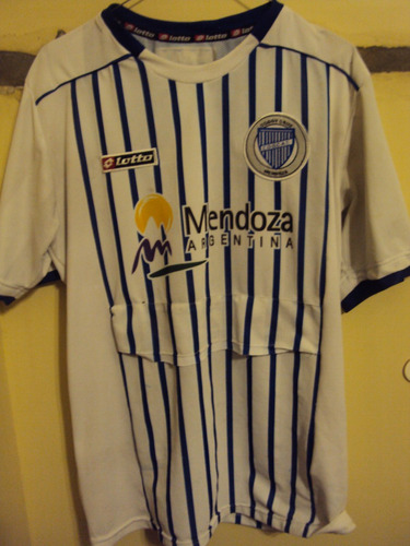 Camiseta Godoy Cruz Mendoza Lotto 2011 Publicidad Tapada Xl