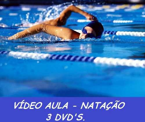 Aproveite! Aulas De Natação Completo 3 Dvds! Receba Com Seg