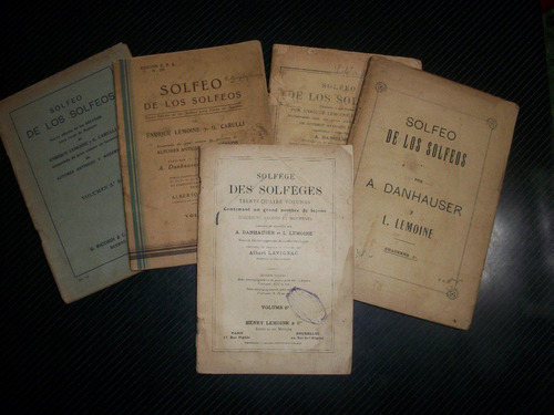 Solfeo De Los Solfeos Años 1912 / 36 Y 43 - Lote