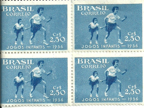 Selo  Quadra 6º Jogos Infantis 1956