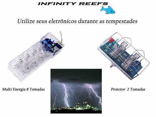 Protetor Anti Raios Multi Tomada Clamper