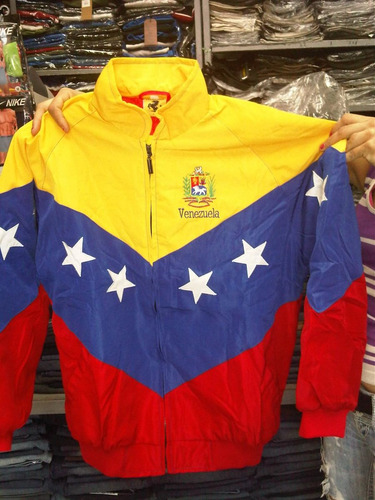 Chaqueta Tricolor De Venezuela 8 Estrellas