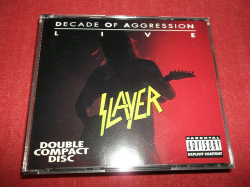 Slayer Decade Of Aggression Live Cd Doble Usa Ed 1991 Mdisk