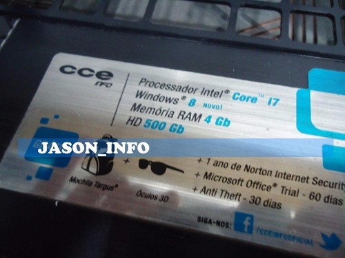 Imagem 2 de 5 de Vendo Peças Cce Win X745 Usb Pergunte C2