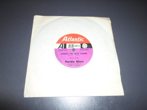 Herbie Mann - Ahora No Mas Tarde / Harlem Nocturno * Simple