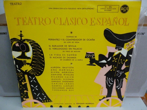 Lope De Vega Tirso De Molina Teatro Clasico Español Lp Esp