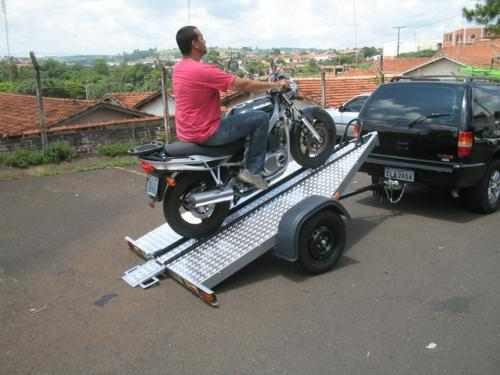 Carreta Basculante Para Transp De Moto Bravo Chassi 07
