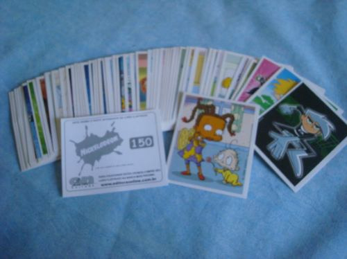 Lote Com 72 Figurinhas Do Album Nickelodeon
