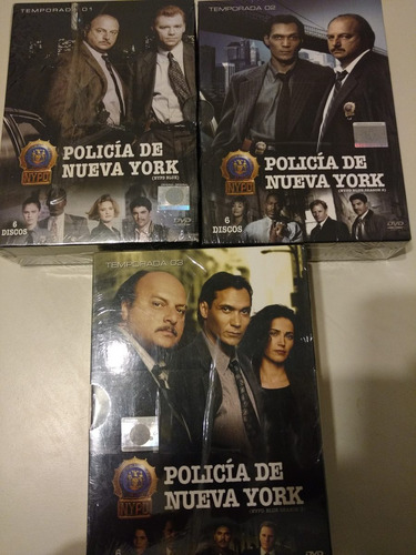 Dvd Policia De Nueva York Originales 3 Temporadas Casi Nueva