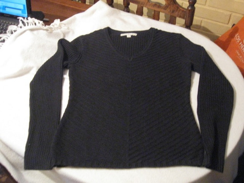 Sweater De Mujer Tommy Hilfiger Talla Xl Color Negro