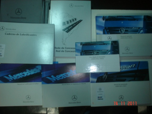 Manual Mercedes Benz Axor 958.2 958.4 Caminhão Original