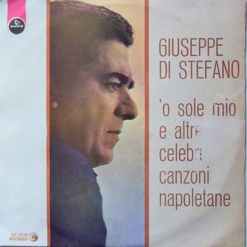 Lp Giuseppe Di Stefano/o Sole Mio/raro/otimo Estado.