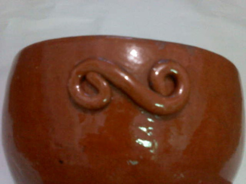 Cerâmica Antiga Cumbuca Porco Feijoada