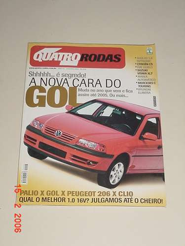 * Revista Quatro Rodas - A Nova Cara Do Gol - Nov 2001 *