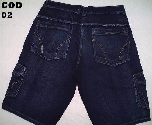 Imagem 2 de 3 de Bermuda Jeans Masculina Plus Size Tamanho Grande Até Nº 68