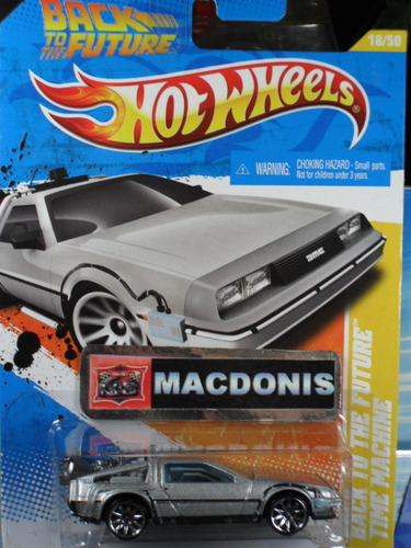 Hot Wheels Delorean Back To The Future Time Machine 18/2011