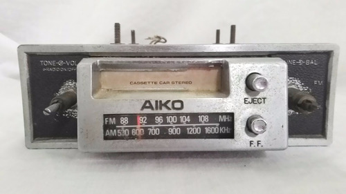 Toca Fitas Automotivo Aiko Am / Fm Antigo