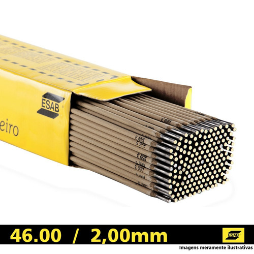 Eletrodo Aço Carbono 6013 Ok 46.00 - 2,00 Mm - Esab - 5 Kg