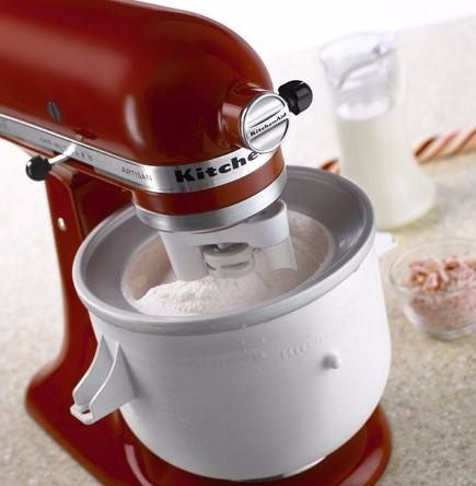 Imagen 2 de 6 de Accesorio Para Batidora Kitchenaid 5kika Fabricadora Helados