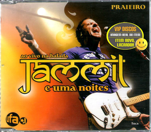 Jammil E Uma Noites Cd Single Praieiro - Raro