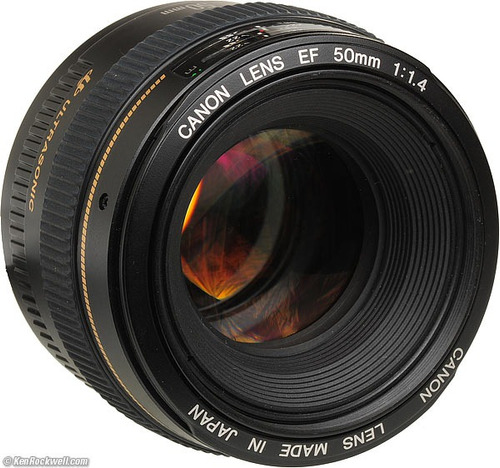 Imagem 1 de 6 de Lente Nova Canon 50mm F/1.4 Usm C/ Nf-e Garantia 1 Ano Canon