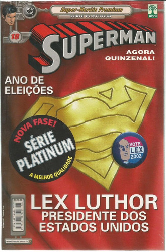 Superman Premium N° 18 - Abril - Bonellihq Cx403