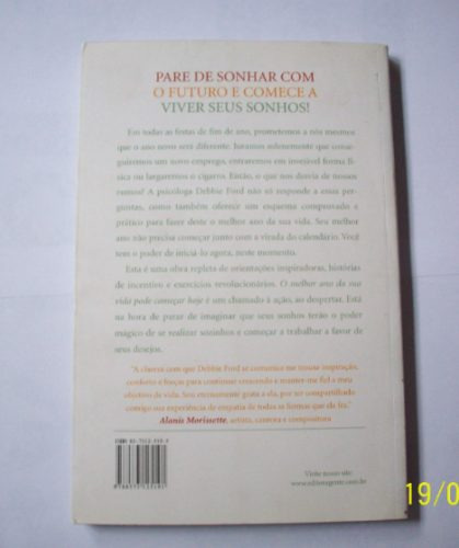 Livro O Melhor Ano Da Sua Vida Pode Começar Hoje-debbie Ford
