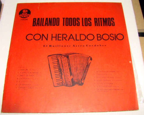 Heraldo Bosio Bailando Todos Los Ritmos Lp   / Kktus