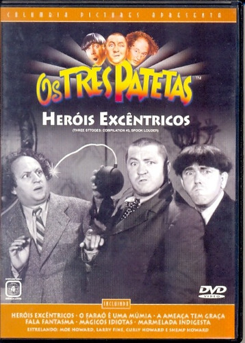 Dvd Os Três Patetas - Heróis Excêntricos