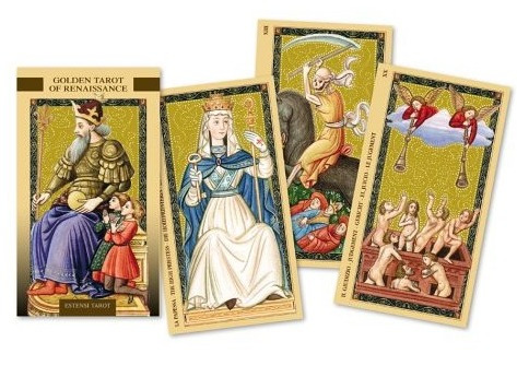 Baralho Golden Tarot Of The Renaissance 78 Cartas Tarô Taro