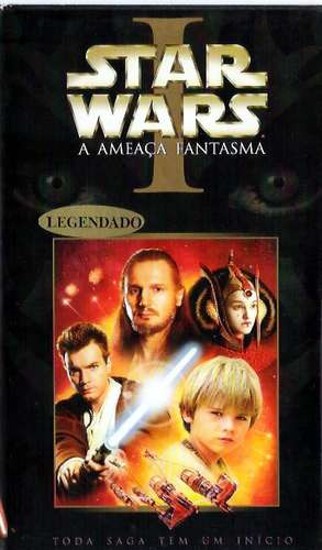 Vhs - Star Wars - A Ameaça Fantasma - Liam Neeson