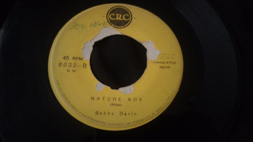 Single Bobby Darin Nature Boy La Verdad De Mi Amor