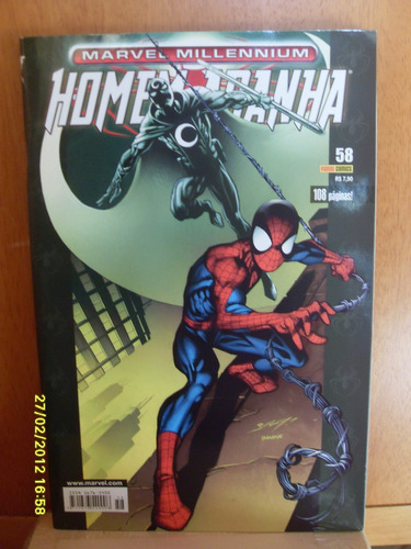 Homem-aranha Marvel Millennium  58 - Bonellihq Cx89 G19