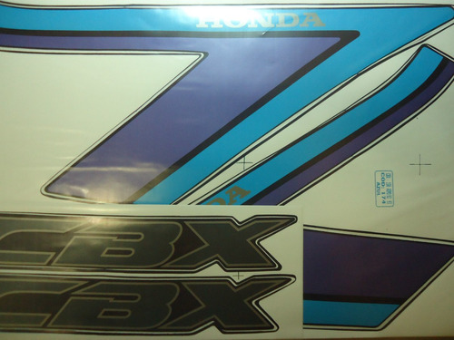 Faixa Adesivo Cbx 150 Aero 92 93 Azul