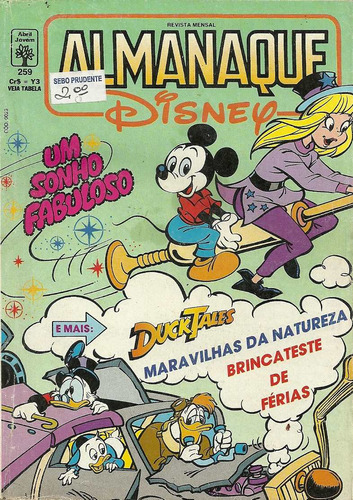 Almanaque Disney 259 - Abril - Bonellihq Cx214 N20