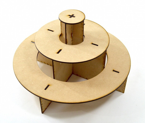Imagen 4 de 9 de Soporte Base Circular Para Candy Bar Mesa De Dulces Art231