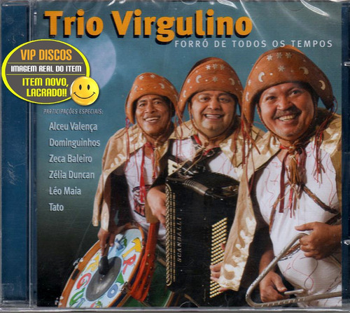 Cd Trio Virgulino Com Dominguinhos Alceu Valença Tato - Raro